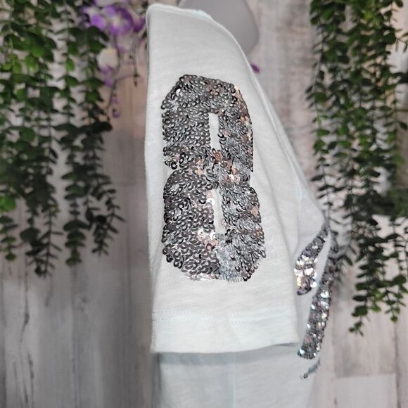 EUC Pink Victoria Secret Jersey Tee - Picture 2 of 9